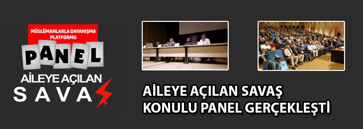 aile acilan savas paneli gerceklesti
