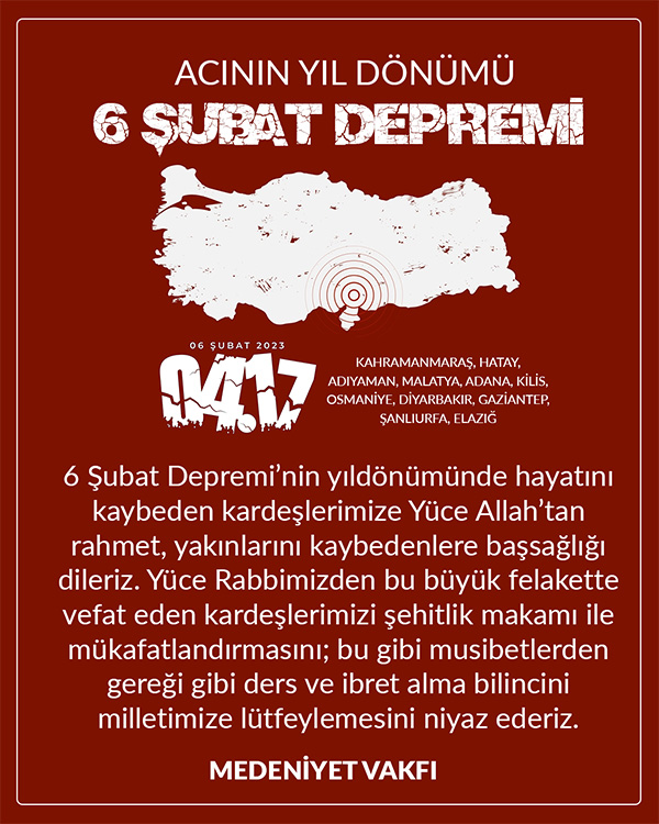 altı şubat depremi unutmadık
