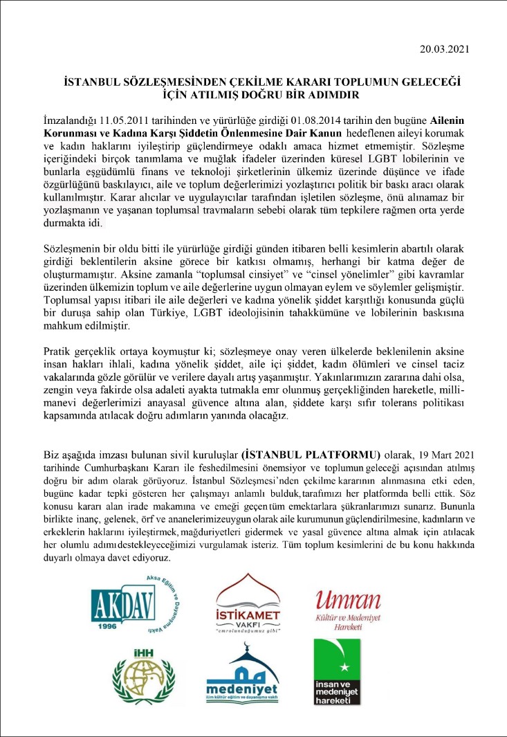 basin aciklamasi istanbul sozlesmesi ist 2