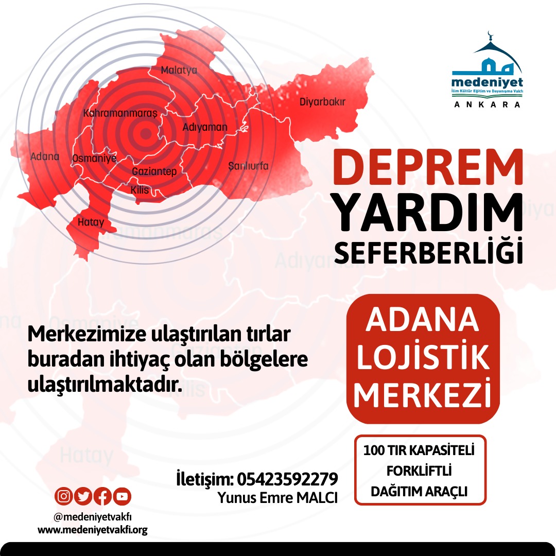 deprem yardım seferberliği