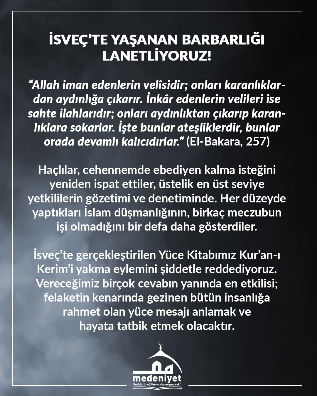 isveçte kuran yakma eylemi