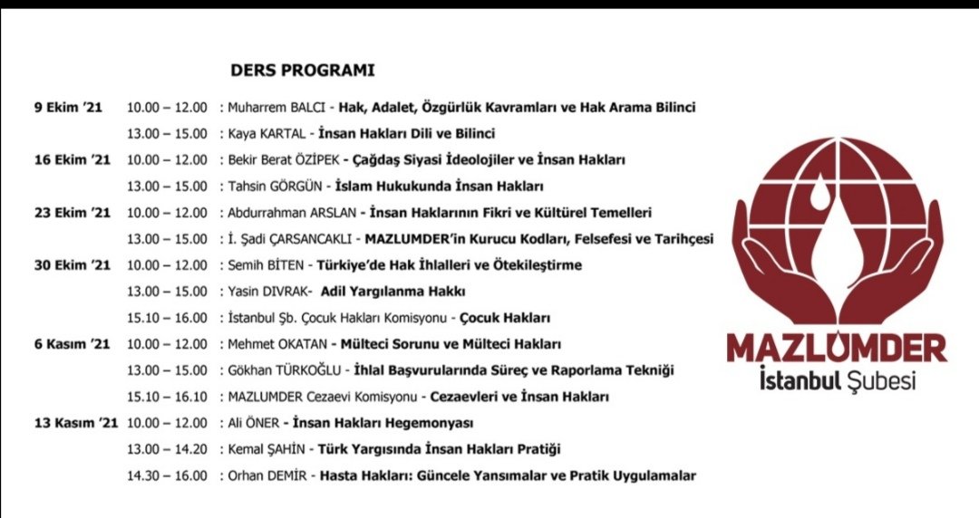 mazlumder insan hakları okulu 2