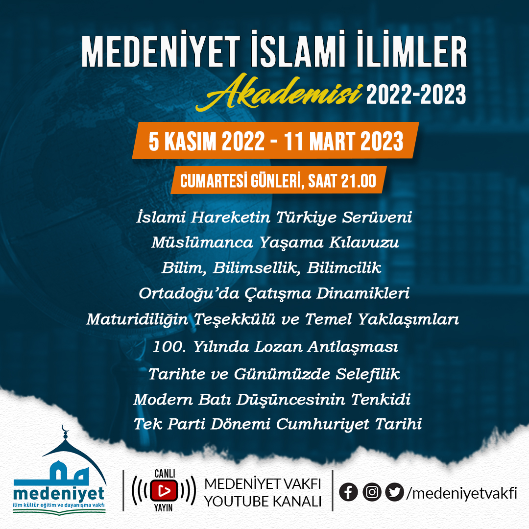 medeniyet islami ilimler akademisi 2022 23