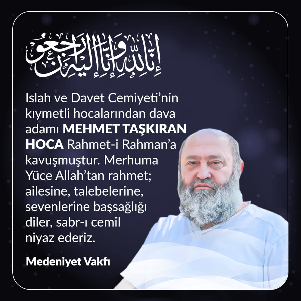 mehmet taskiran taziye