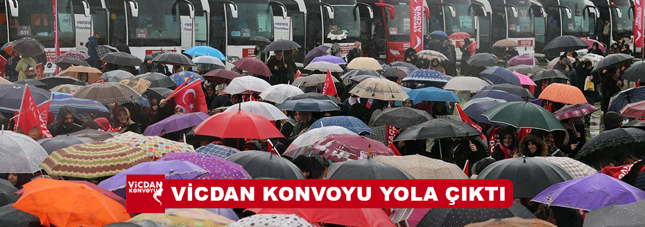 vicdan konvoyu yola cikti