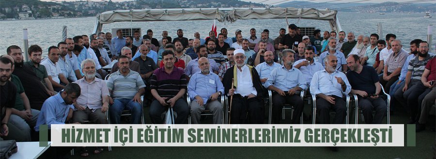 EĞİTİM SEMİNERLERİMİZ GERÇEKLEŞTİ