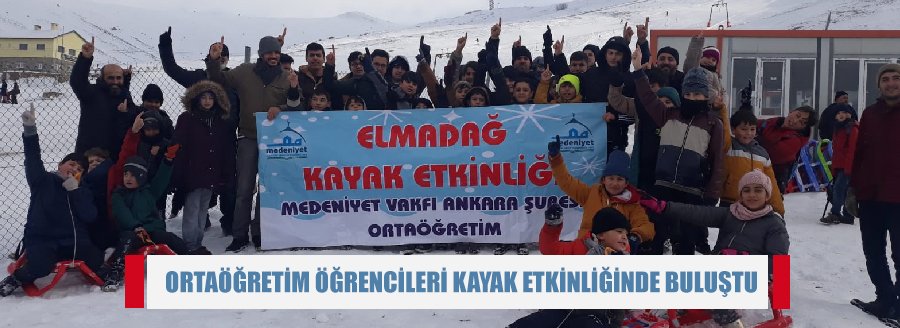 ORTAÖĞRETİM ÖĞRENCİLERİ KAYAK ETKİNLİĞİNDE BULUŞTU