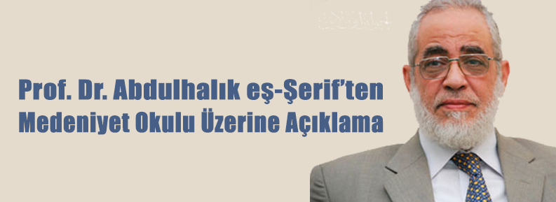 PROF. DR. ABDUHALİK ŞERİF'TEN AÇIKLAMA