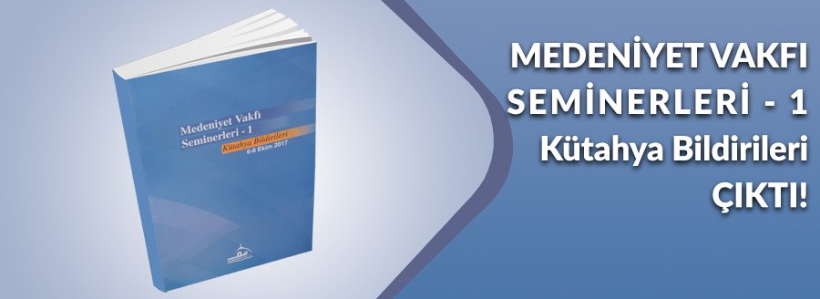 KÜTAHYA BİLDİRİLERİ KİTABI ÇIKTI