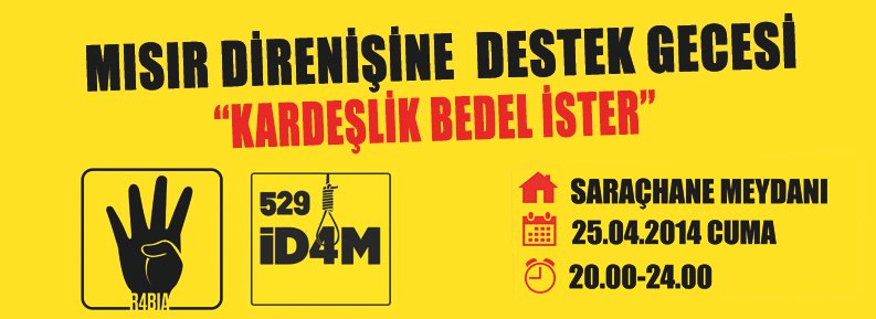 MISIR DİRENİŞİNE DESTEK GECESİ