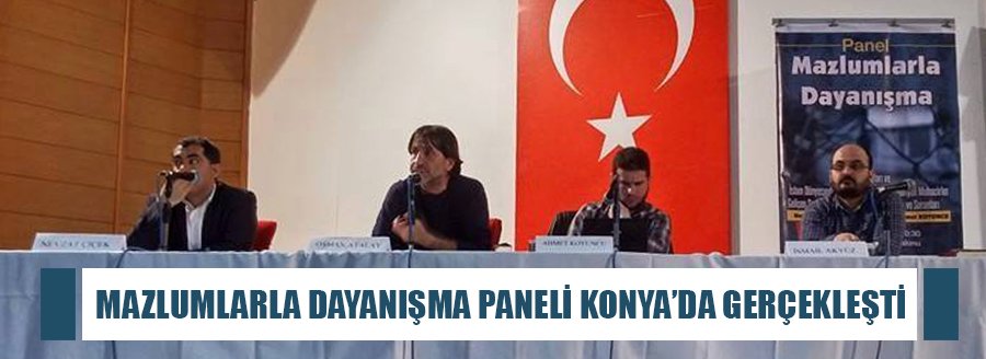 MAZLUMLARLA DAYANIŞMA PANELİ